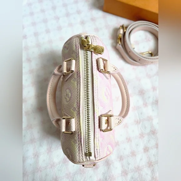 Louis Vuitton Nano Speedy Summer Stardust M81508 – Light Pink, Empreinte - Picture 9 of 14